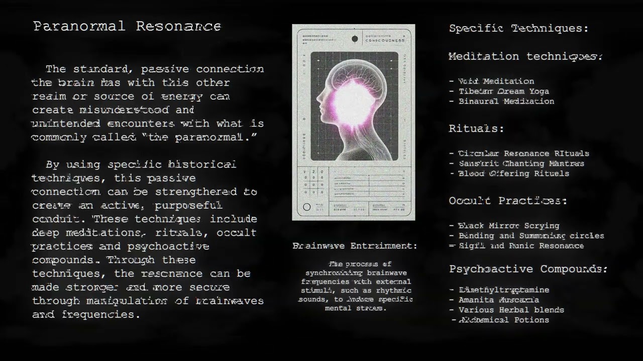 [Guide to Paranormal Resonance]  Archive 0 / DATE UNKNOWN / D.R.E.A.D. CONTINUUM /
