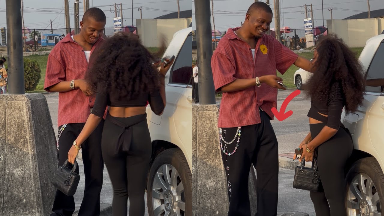 Очень добрая девушка не смогла контролировать свои глаза из-за того, что увидела.