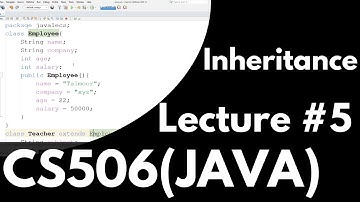 CS506 Short Lecture 5 | Inheritance | JAVA | Coding | VU | M Taimoor Ameen