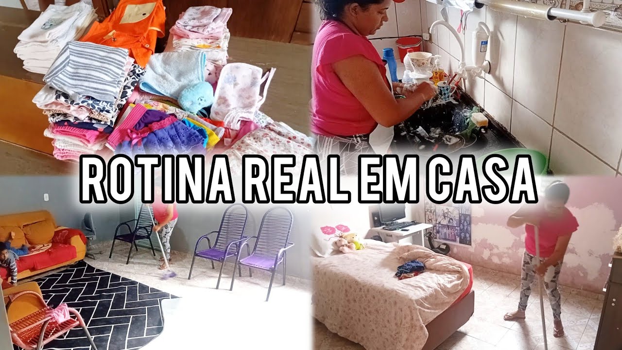 🧺 Lavando, limpando e organizando | Vida real de dona de casa