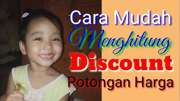 Cara mudah menghitung Diskon