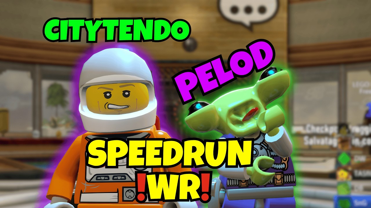 Lego City Undercover Free Play Co-Op WELTREKORD! in 36:46 @Pelod-lcu