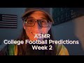 ASMR NCAA Week 2 Predictions 2025