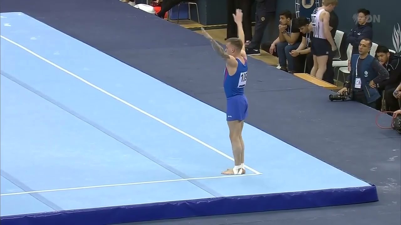 Aurel Benovic. 2023 Baku World Cup. FX