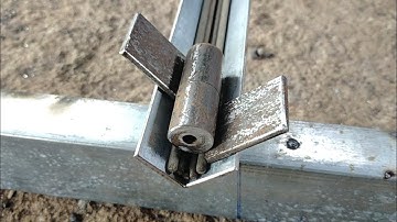 Tôi đã tìm ra cách, hàn bản lề đơn giản nhất