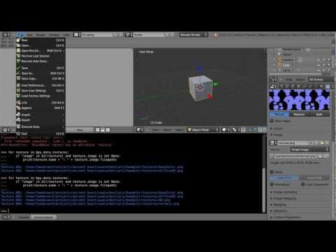 Listing all image texture paths in a .blend file using Python