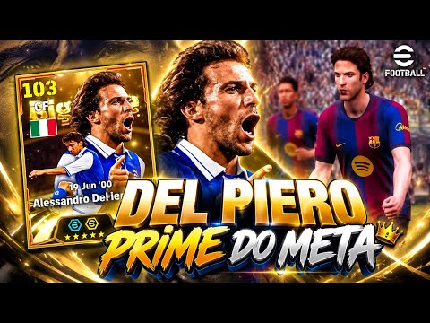 ABSURD 😱 GAMEPLAY with the NEW META DEL PIERO on my eFootball 27 Mobile TEAM
