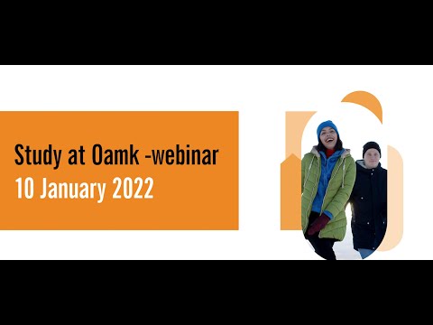 Study at Oamk webinar in English