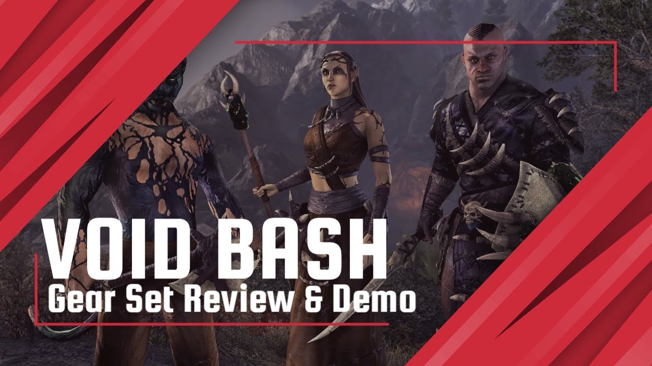 Void Bash Set Review Demonstration Elder Scrolls Online Waking Flame Youtube