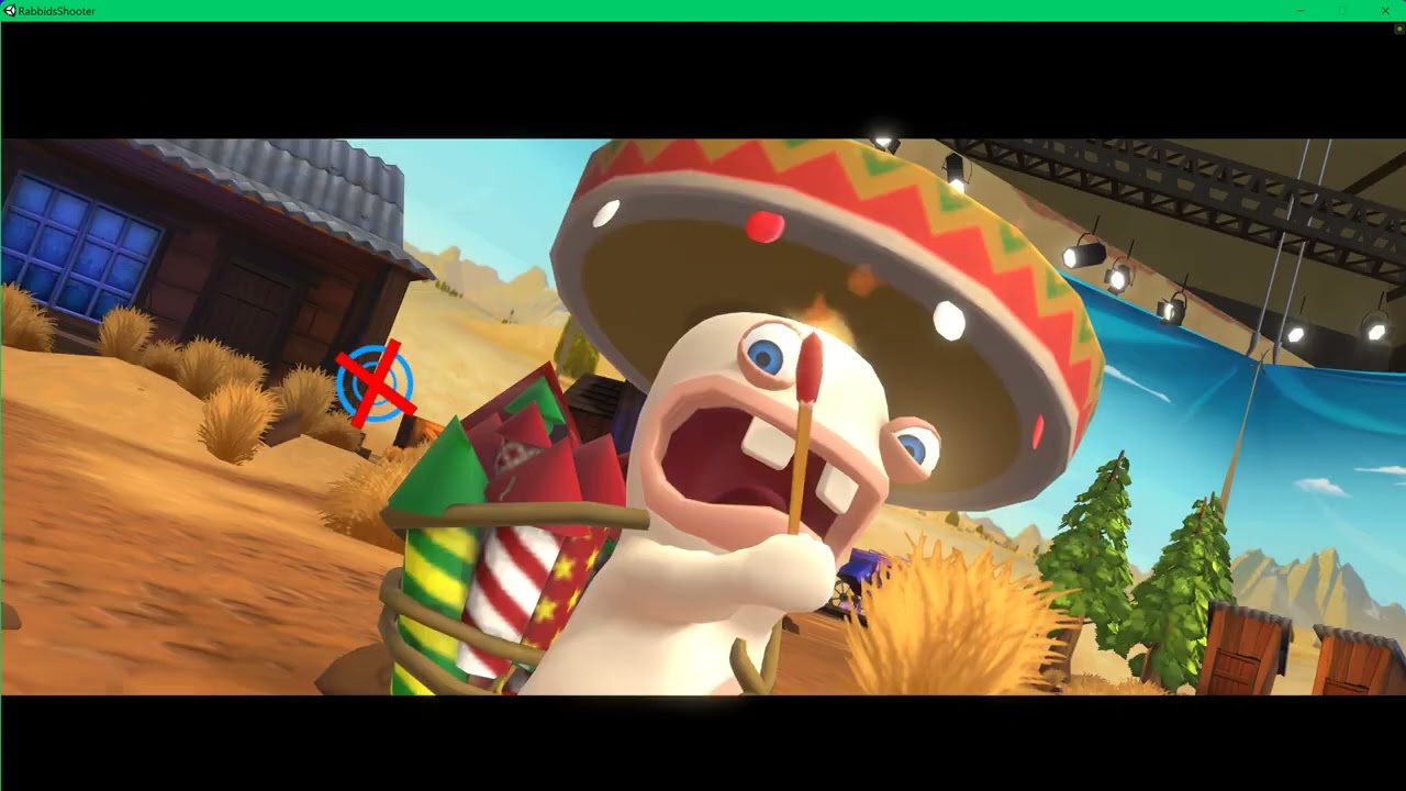 RABBIDS HOLLYWOOD - pc arcade - wild west cowbwah - stage 1-6 4k uhq longplay