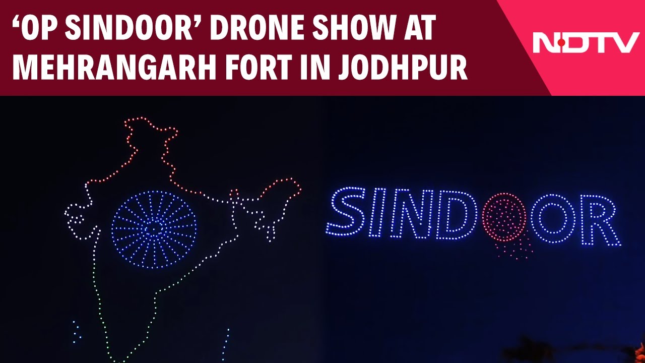 Jodhpur Drone Show | 'Operation Sindoor' Recreated By Drones At Mehrangarh Fort In Jodhpur