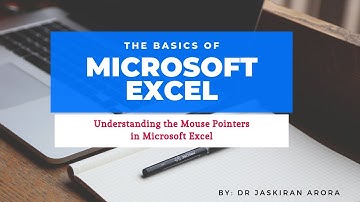Types of Mouse Pointers, their meaning & functions in Microsoft Excel