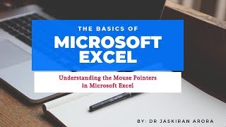 Types of Mouse Pointers, their meaning & functions in Microsoft Excel