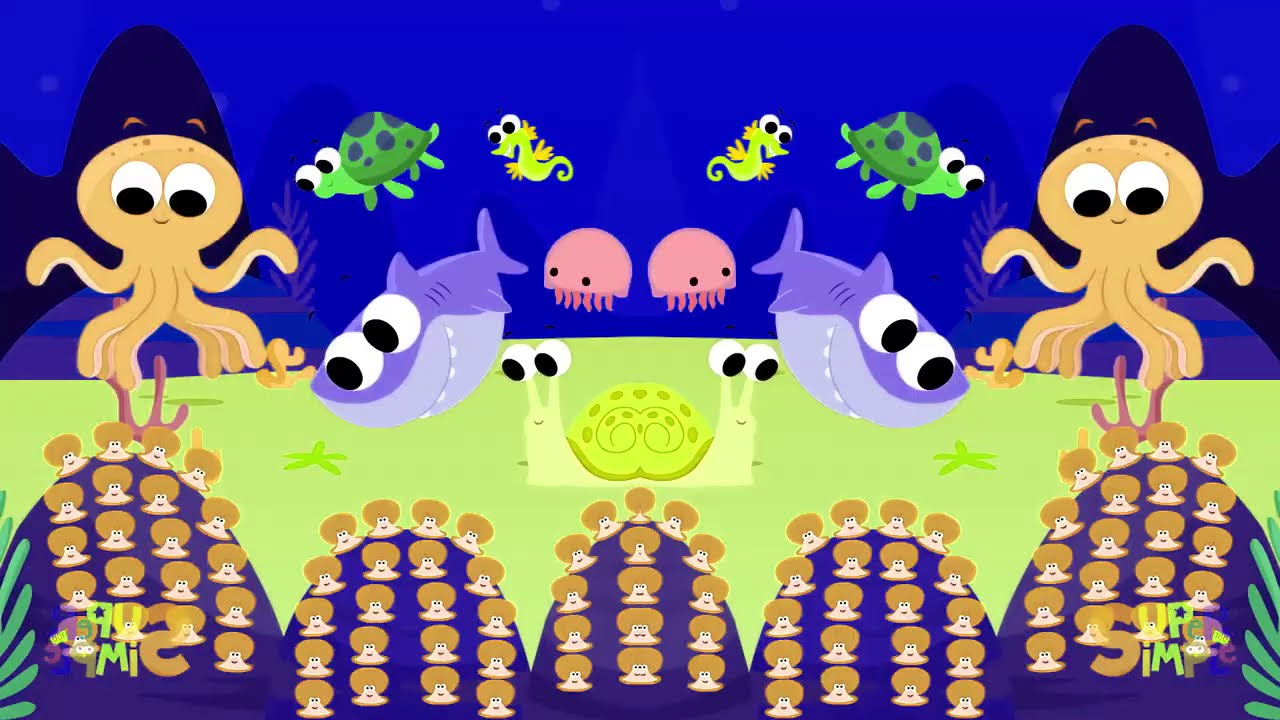 Super Simple Songs We Counted To 100 In The SEA Intro Logo Sponsored By Klasky Csupo 2001 Effects