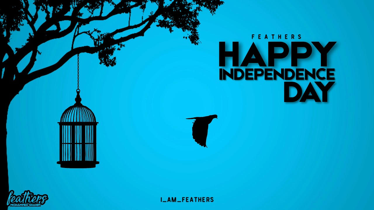 Happy Independence Day | 2019 | Freedom | Feathers | Blue
