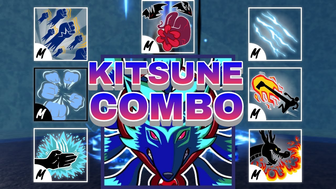 blox fruits kitsune combo/ブロックスフルーツ狐コンボ #bloxfruits