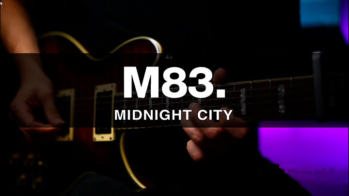 Midnight City Guitar version - Guitar performance video thumbnail