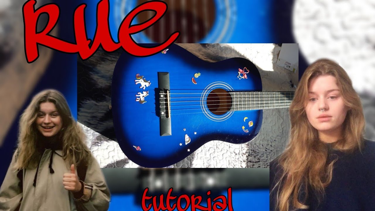 Rue girl in red tutorial guitarra YouTube