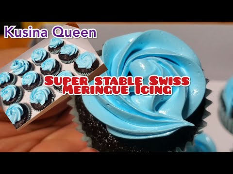 HOW TO MAKE EASY STABLE  SWISS MERINGUE ICING RECIPE