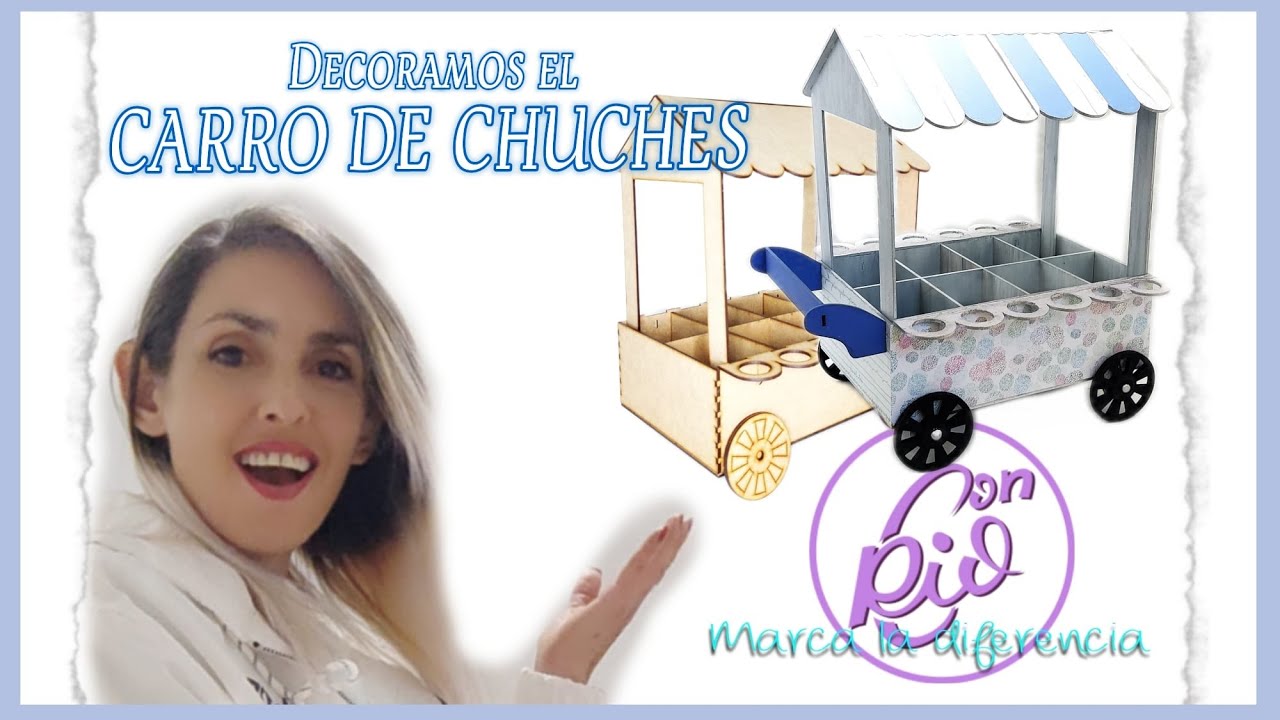 como hacer un carrito de chuches - Buscar con Google  Carritos chuches,  Carritos de dulces, Decoración de unas