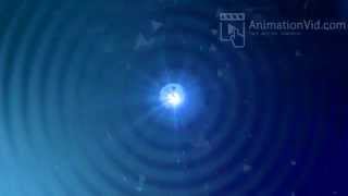 Flying Blue Triangles Video Animation