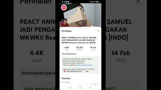 REACT ANlMASl &amp; BlLLY SAMUEL JADl PENGANTAR GALON!! NGAKAK WKWK!! Reaction Animasi Aci [lNDO]