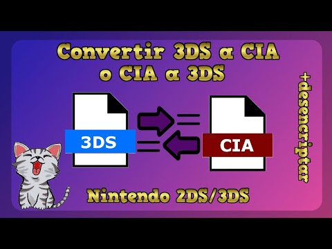 Convertir 3DS a CIA o viceversa [+Desencriptar CIA/3DS]