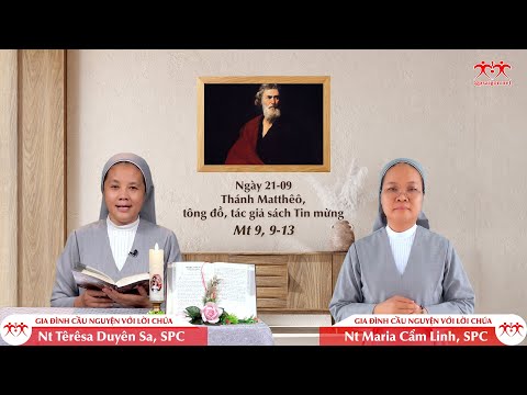 Video Gia đình cầu nguyện với Lời Chúa: Thánh Matthêô, tông... - youtube