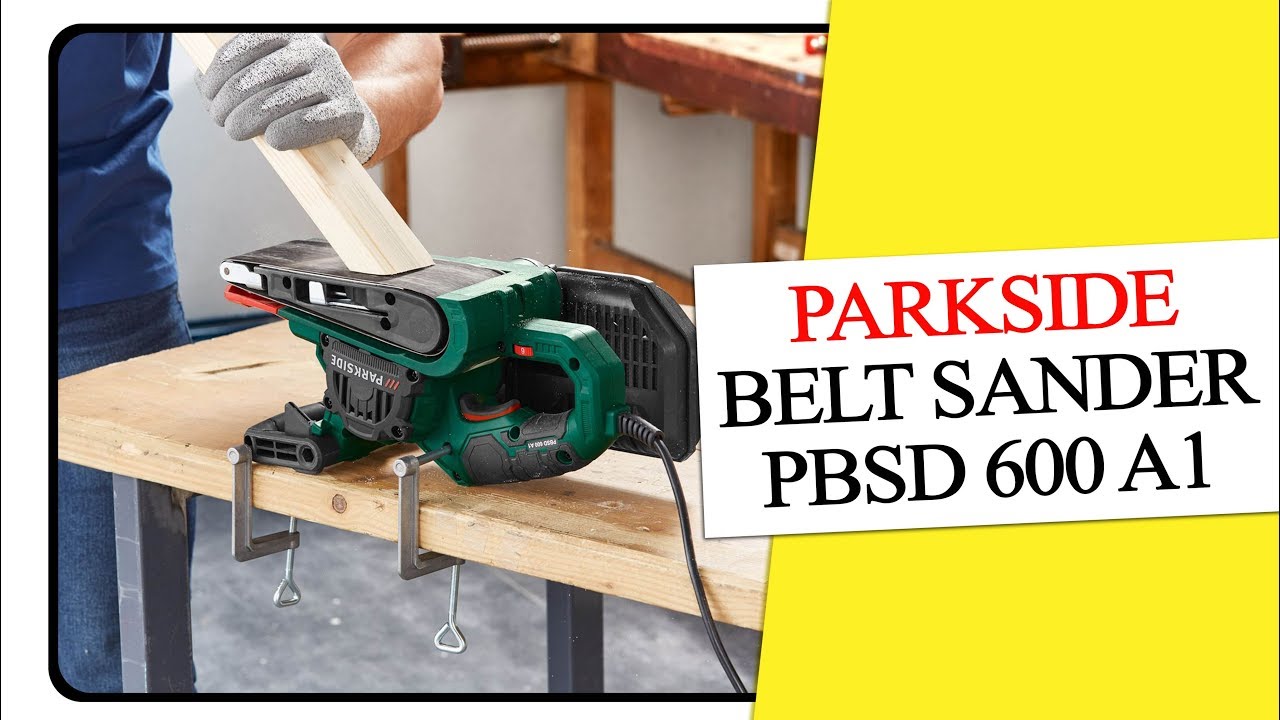 ОбзорЛенточная шлифовальная машина PARKSIDE BELT SANDER PBSD 600 A1