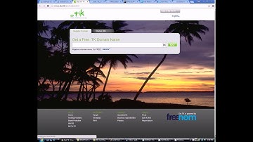 How To Create A Website - Free tk Domain