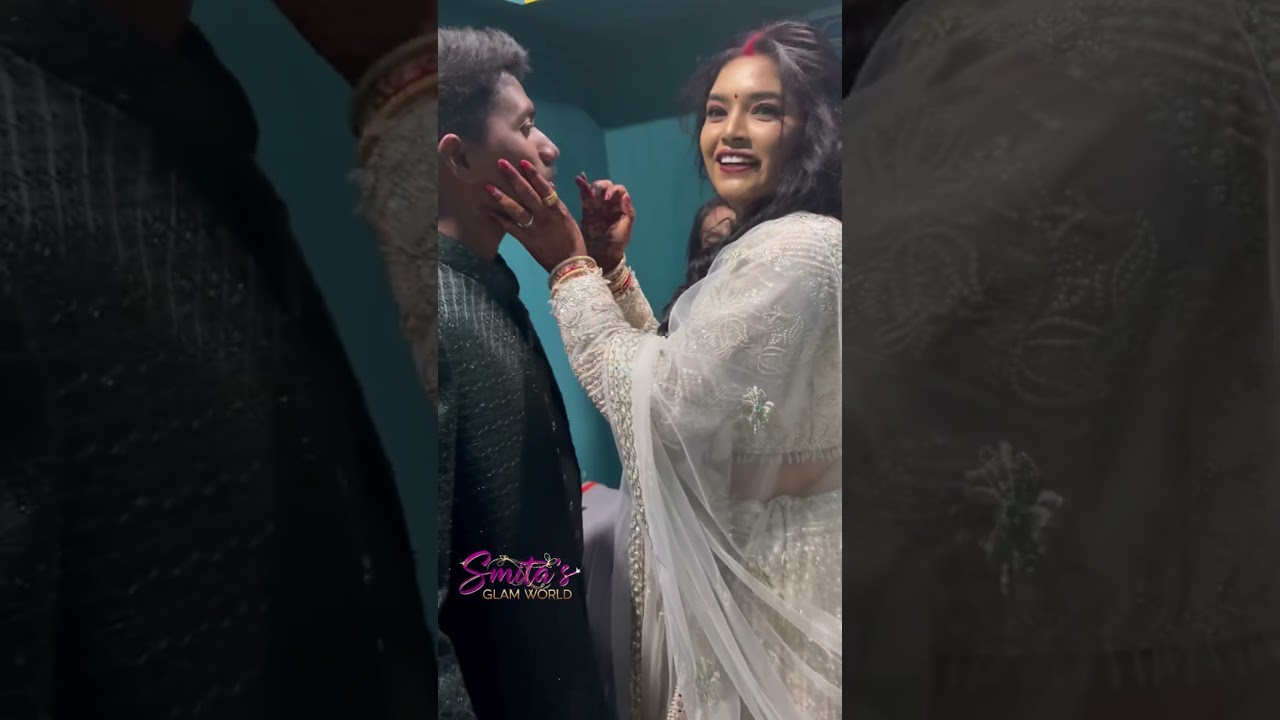 Maya Ma Mola Fas dare re | Black & White Love birds brushed by @smitasglam DM/Call : 9337582090