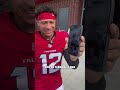 We made our lockscreen a picture of Avieon & A.J. and asked them to make a video for us 🤣 #nfl