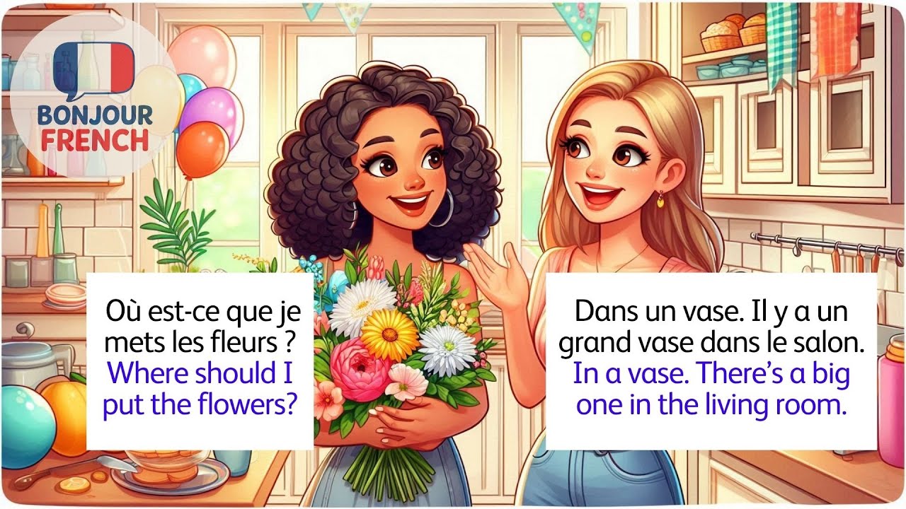 French Conversation Practice: How to Talk About Preparing for a Party!