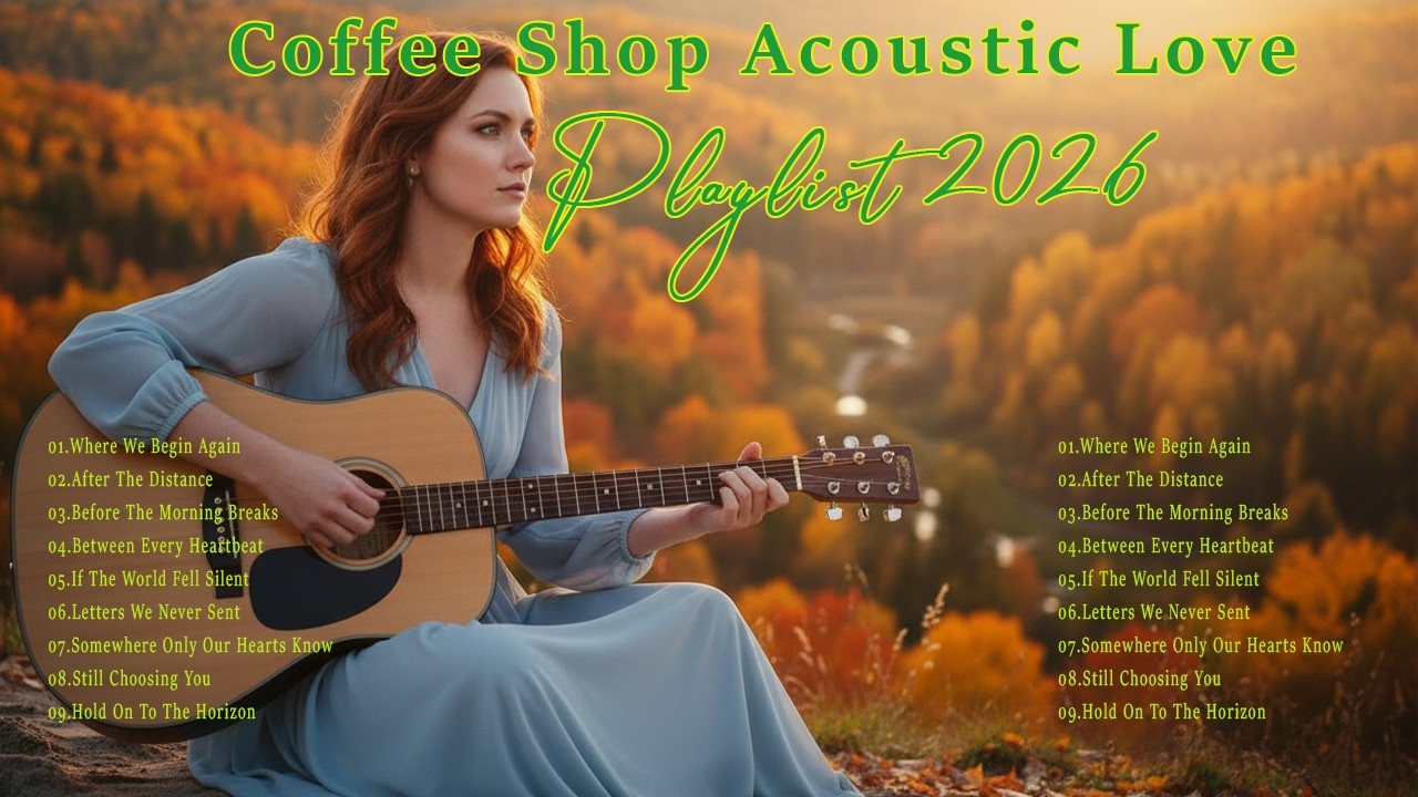 Relaxing Acoustic Covers & Love Songs 2026 | Calm Guitar Music for Coffee, Work & Sleep