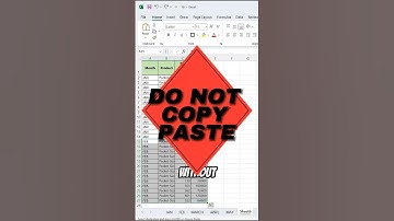 Excel Tips! Combine multiple Worksheet into One in just Few Seconds #excel #exceltips #shortvideo