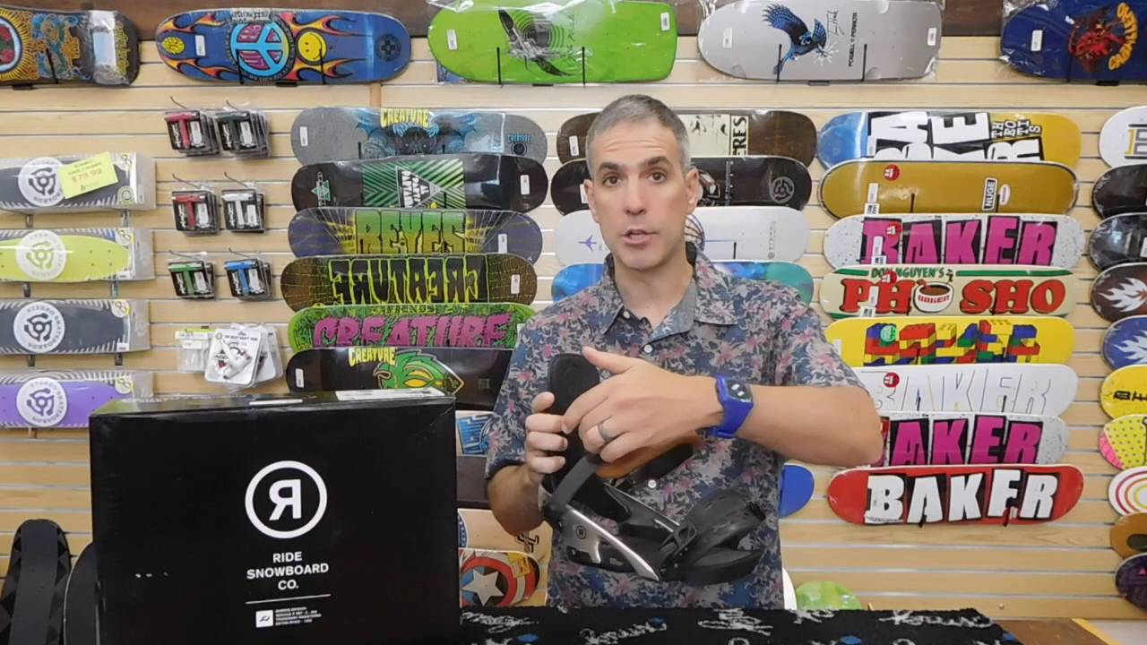 Ride 2017 Rodeo Rawlings Snowboard Binding Preview YouTube