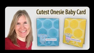 Cutest Onesie Baby Card