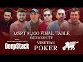Venetian Poker Live | MSPT $1,100 No-Limit Hold'em Final Table