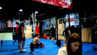 CrossFit LOL victor gym THRUSTER PULL UP BURPEE