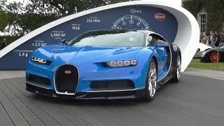 Close up look at the Bugatti Chiron + drive by
