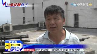 20150810中天新聞 氣象局五分山雷達站遭爆頭 2億球體不見
