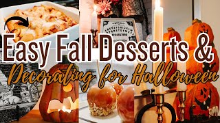 EASY FALL DESSERT RECIPES 2023 | ONLY 2-4 INGREDIENTS | DECORATING FOR HALLOWEEN 2023