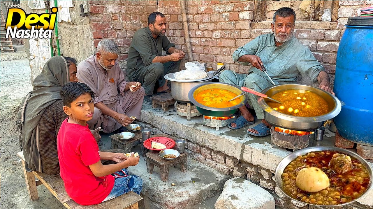 PURE DESI PUNJABI STREET FOOD BREAKFAST | AUTHENTIC DESI TASTE | PAKISTAN STREET FOOD LAHORE