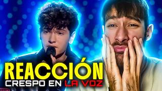 REACCION a CRESPO de OT 2025 en LA VOZ ANTENA 3 !!