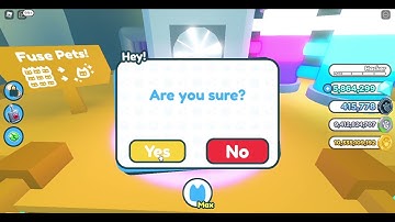 What happens when you fuse 1 Robot & 2 Golden Cyber Fox? (Pet Simulator X)