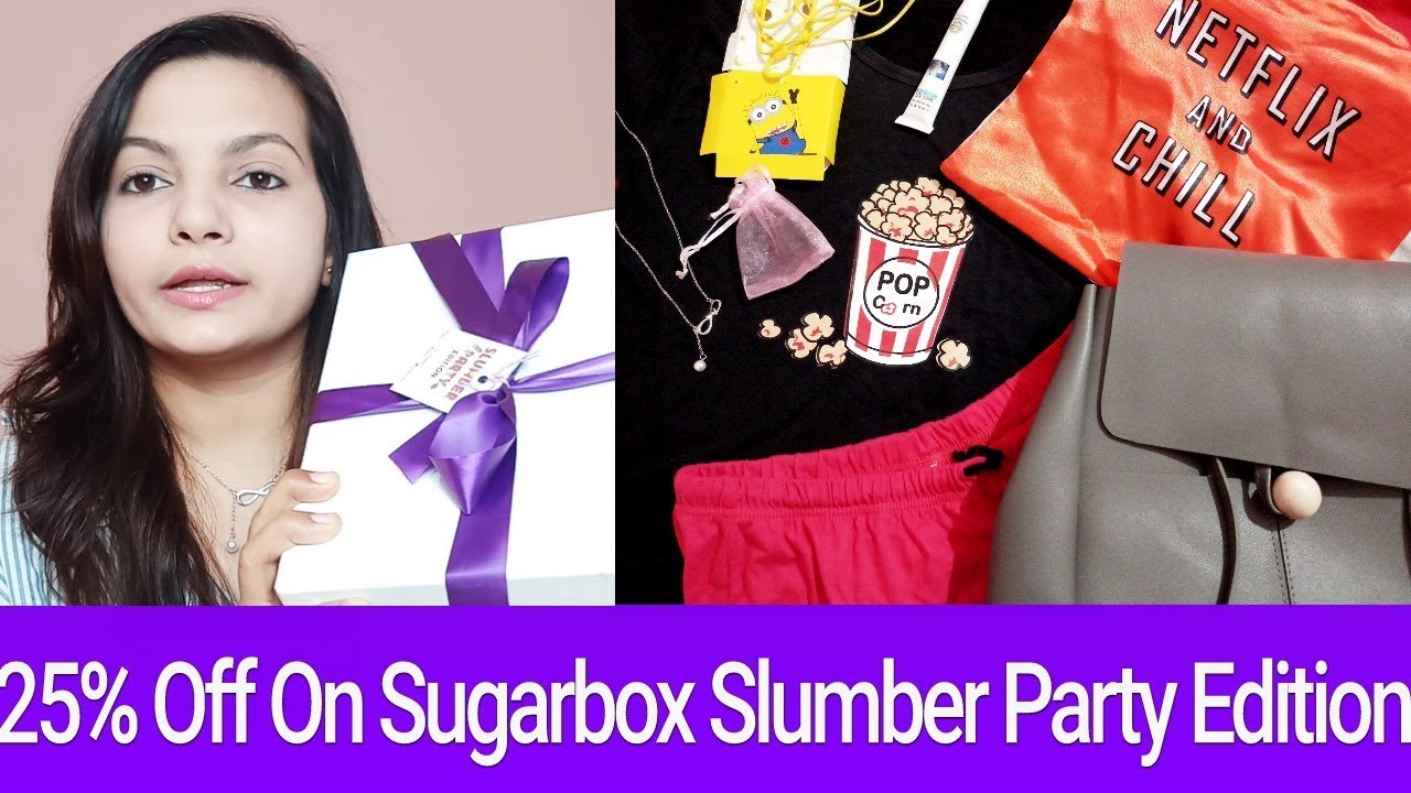 25%Off On SUGARBOX | Slumber Party Edition Box (Sept 2018) AlwaysPrettyUseful