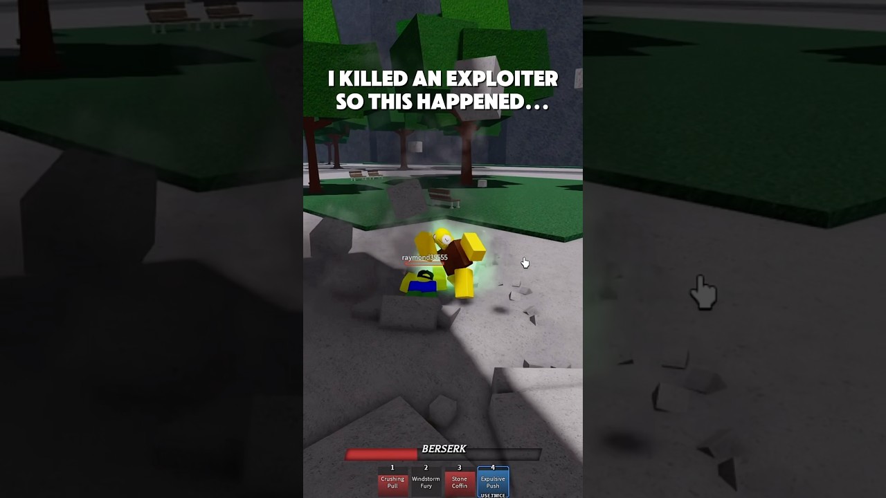 exploiter WIPES the whole server in the strongest battlegrounds #tsb #thestongestbattlegrounds