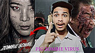 Zombie School Review Pigs Virus Attack On Students ... Urdu Korean Movie 2014 Umer Hunter Pro