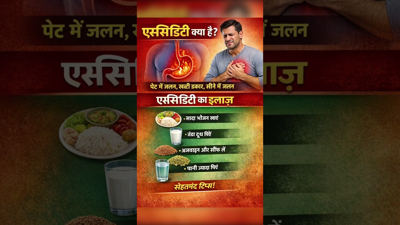 Acidity Kya Hai? | Pet Mein Jalan Ka Asaan Ilaj | Gas & Acidity Relief 