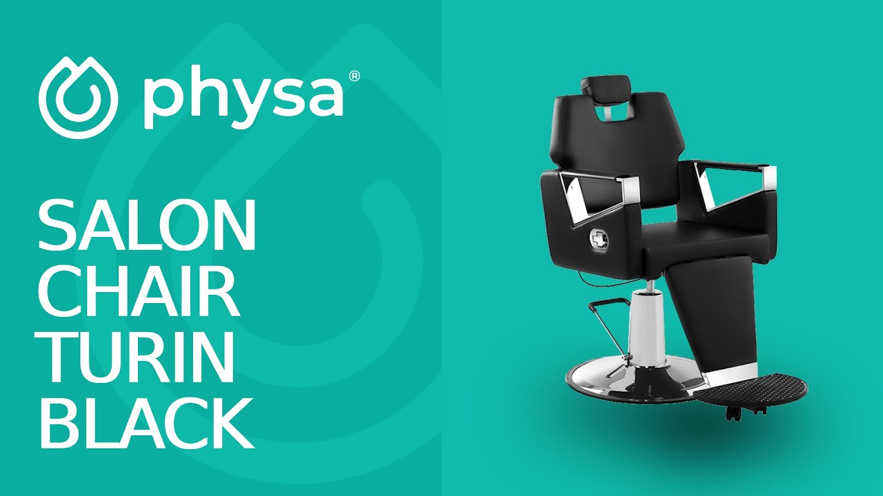 Salon Chair Physa TURIN BLACK | Product presentation